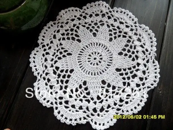 Бесплатная доставка 20 см круглые кружевные салфетки для домашнего декора коврик