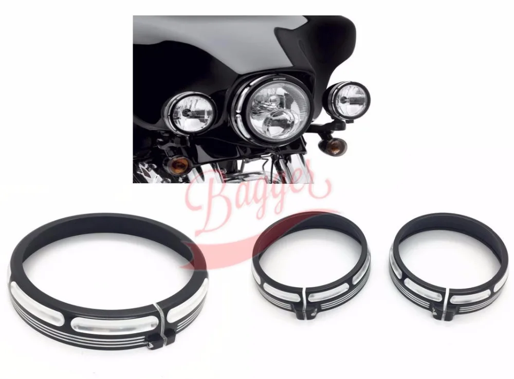 Новые аксессуары 7 &quotНакладка для фар Harley Touring Road King налобный фонарь крепления