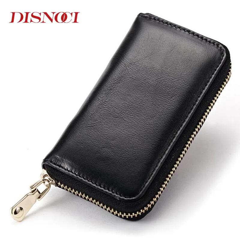 Кошелек DISNOCI из натуральной воловьей кожи модный бумажник для автомобильных