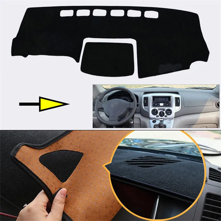 

New Interior Dashboard Carpet Photophobism Protective Pad Mat For Nissan NV200