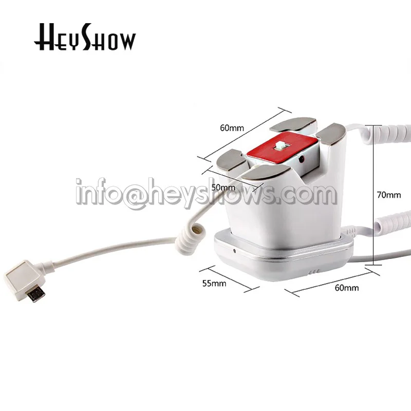 10x Cell Phone Security Burglar Alarm Stand Mobile Tablet Anti-Theft Display Holder With Charging And Alarm Function For Retail