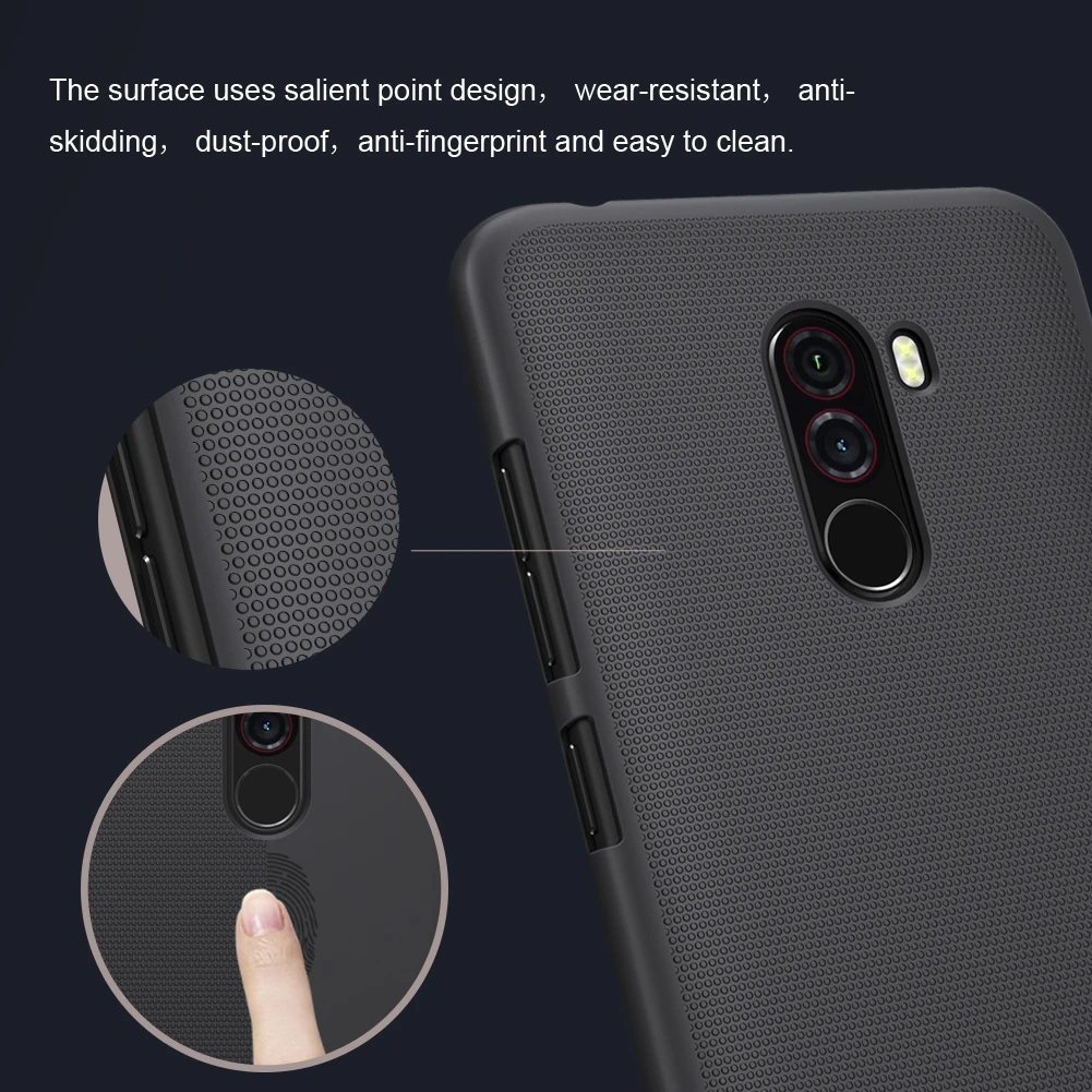 Xiaomi pocophone F1 чехол NILLKIN Стиль Чехол бампер высокого качества Роскошные