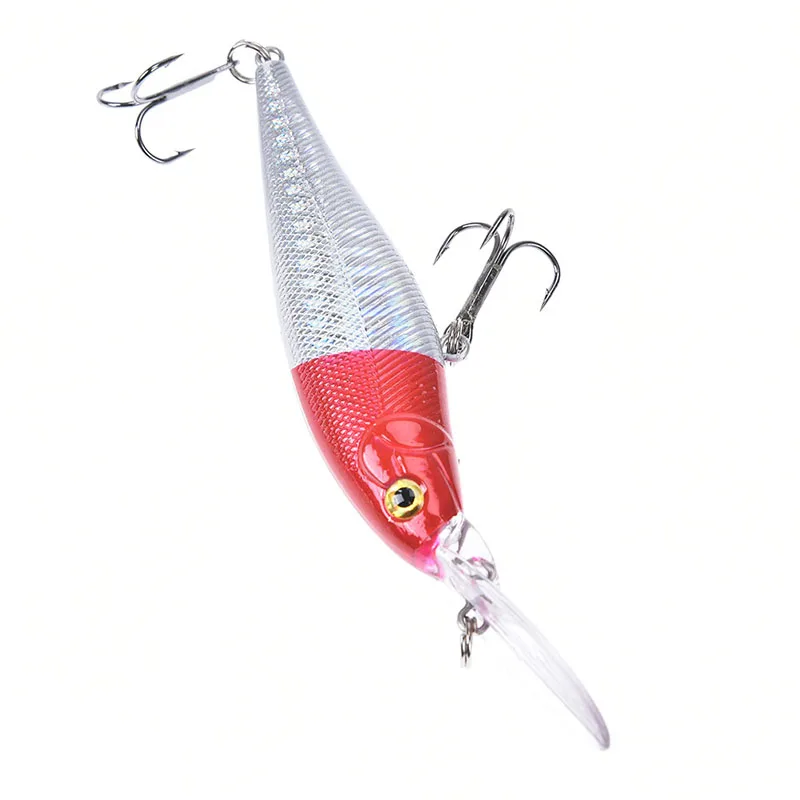 1 шт. цветная жесткая наживка в полоску блесна приманки для рыбалки окунь крючок