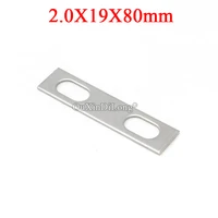 new 100pcs stainless steel straight flat corner brace furniture connecting fittings frame board support brackets repair parts