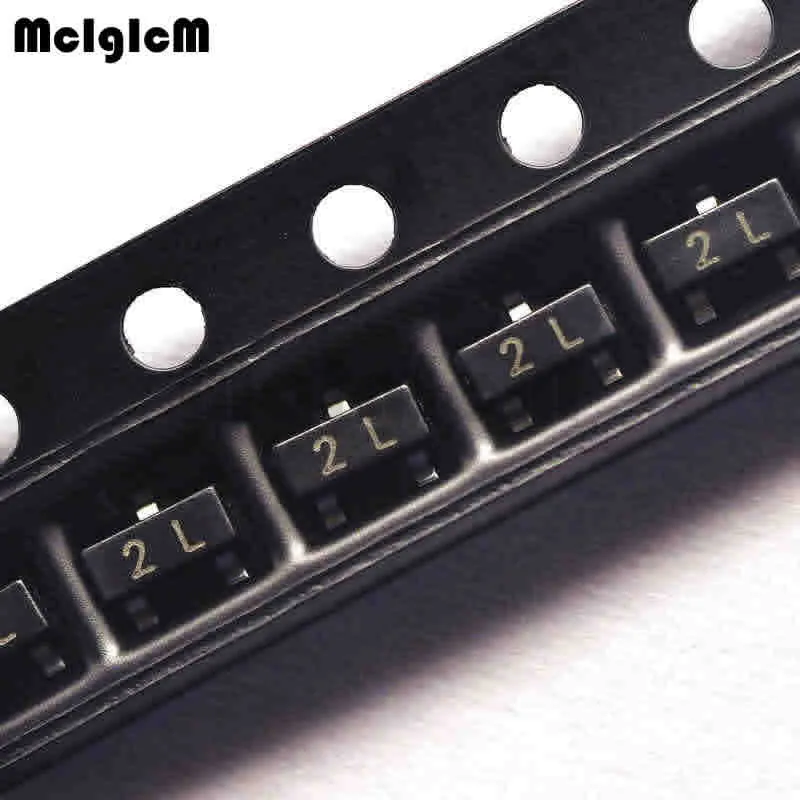MCIGICM 100 шт. SMD триодный транзистор MMBT5401 2L 0.6A/180V PNP SOT23 mmbt5401lt1|pnp sot23|triode transistorsot23 pnp |