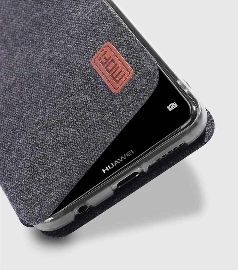 Для huawei P20 Lite чехол nova 3e откидная крышка ткань полный защитный силиконовый coque fundas MOFi для huawei nova 3e чехол