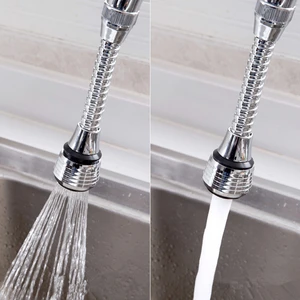 Household Kitchen 2 Water Outlet Modes 360 Degree Rotatable Faucet Nozzle Sprinkler
