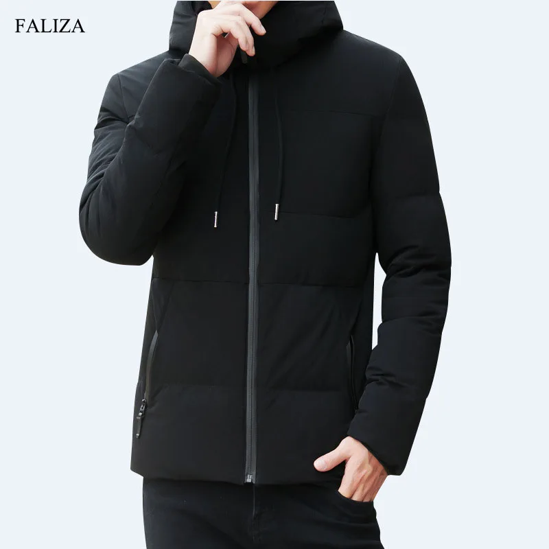 Новая брендовая мужская зимняя куртка FALIZA модная утепленная хлопковая парка с
