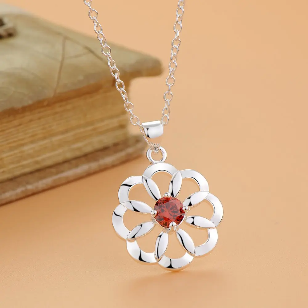 Оптовая продажа посеребренные очаровательные ювелирные изделия ожерелье