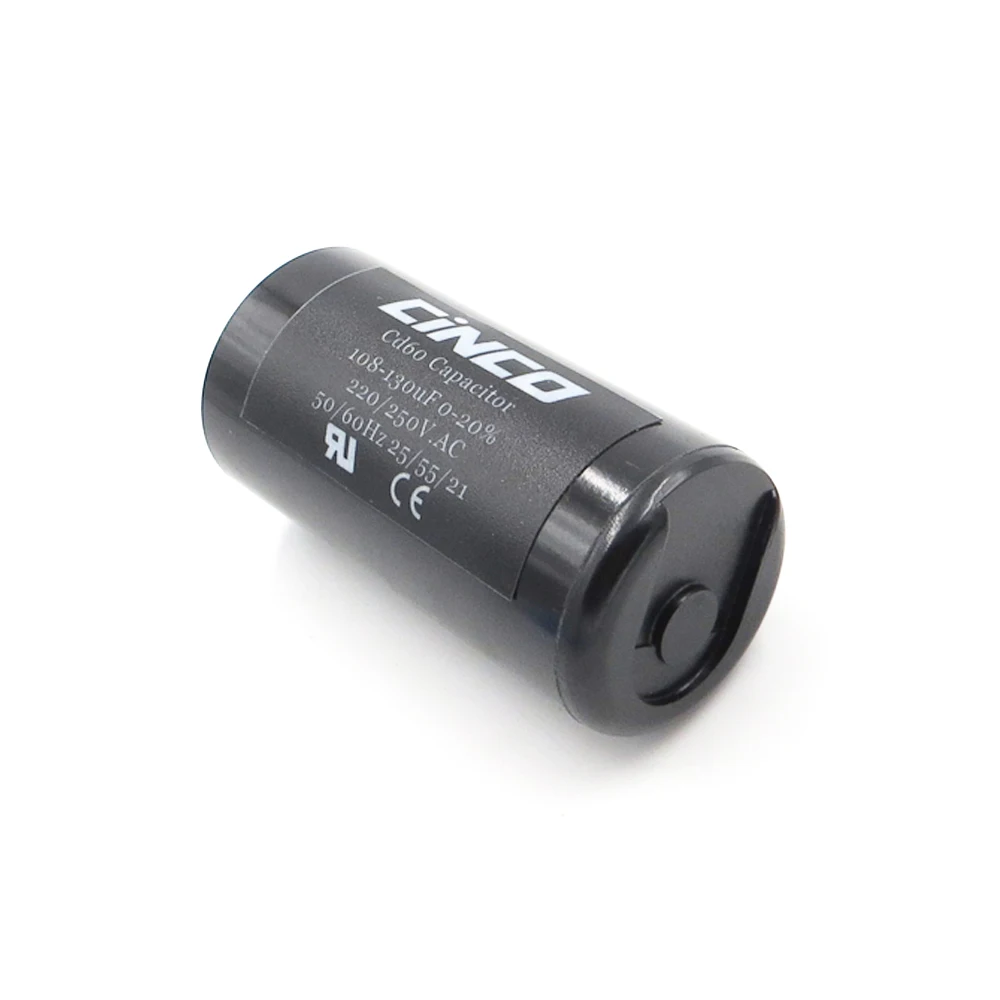 108 130 мкФ 220V 250V 275V CD60 моторный запускаемый конденсаторов на колесах Электрический