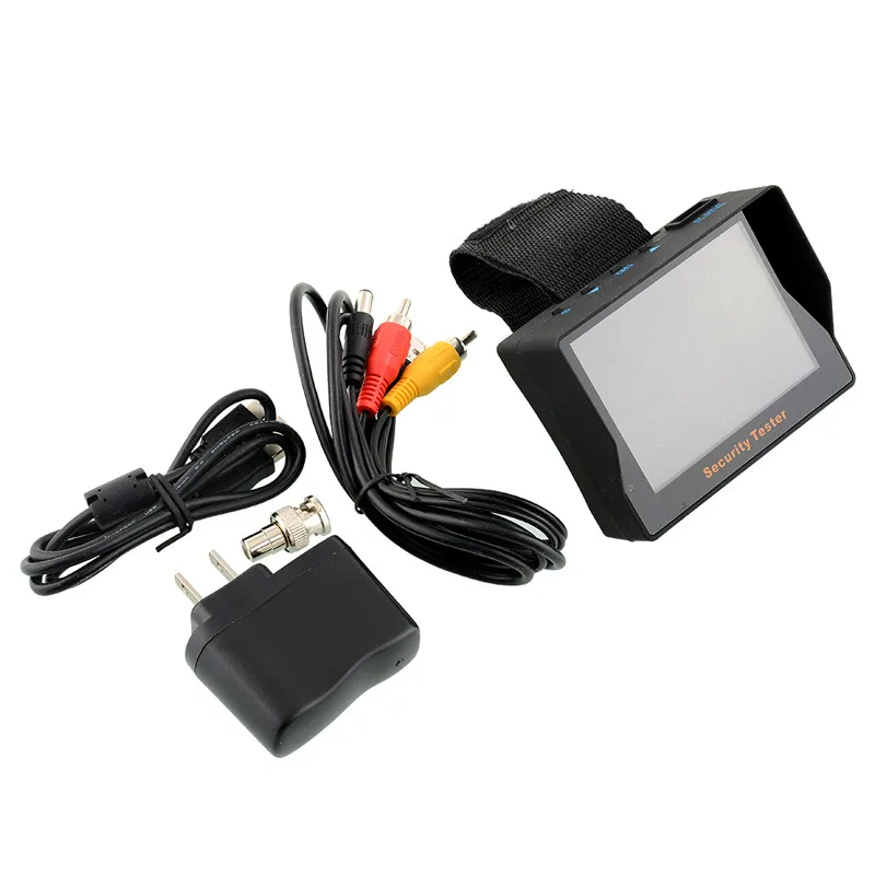 Напульсник портативный 3," TFT lcd CCTV безопасности Видео камера тест er тест монитор Встроенный 2200mAh литиевая батарея PAL/NTSC