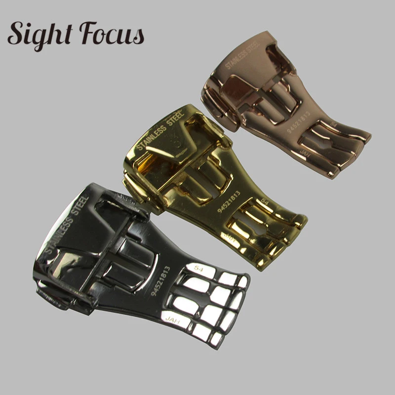 Пряжка из нержавеющей стали для часов Omega застежка кожаного ремешка серебристого