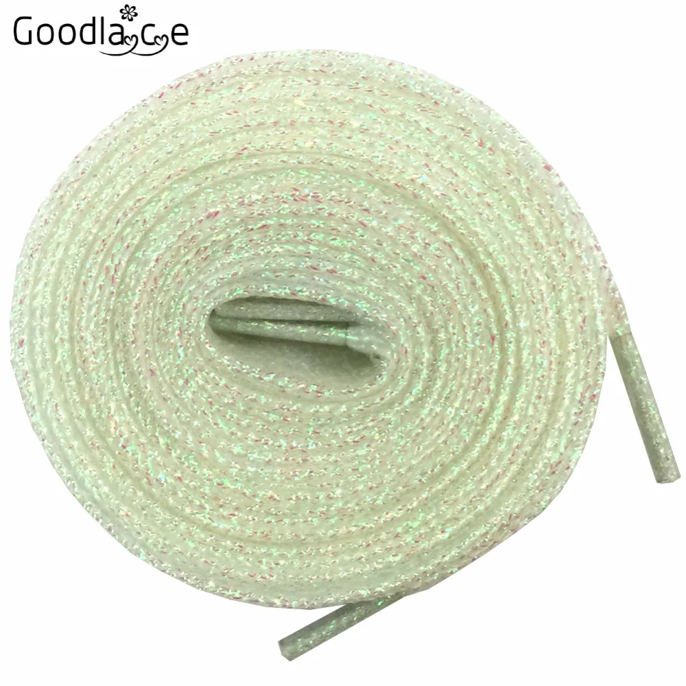 100 Pairs of Metallic Glitter Shoelaces Bling Shoe Laces for Sneaker Sport Shoes 115cm/45