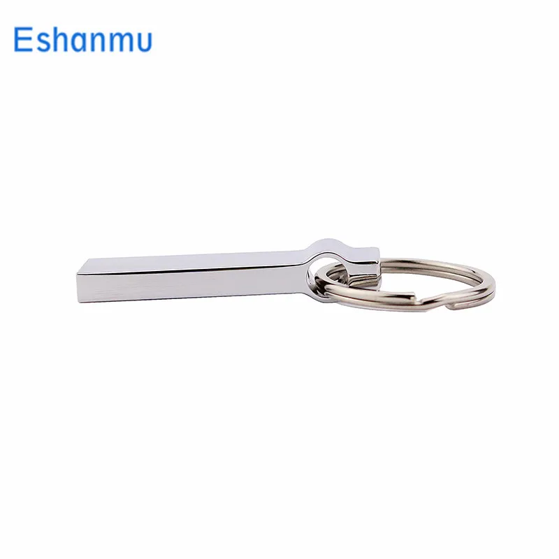 Металлическая usb-флешка Eshanmu с бесплатным логотипом на заказ флэш-накопитель 2 ГБ 4