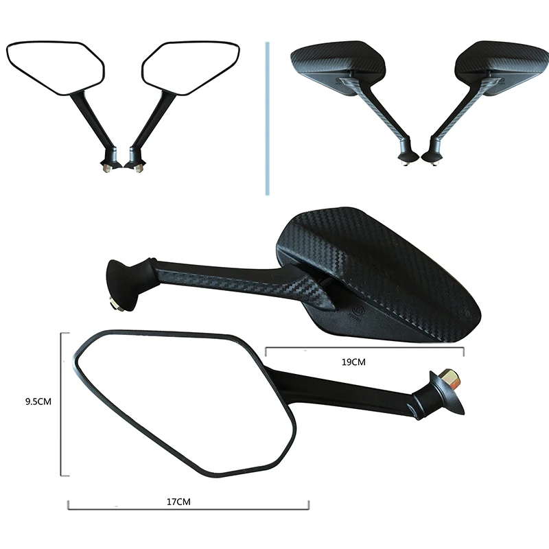 1 пара зеркало заднего вида для велосипеда велосипедный руль широкий радиус