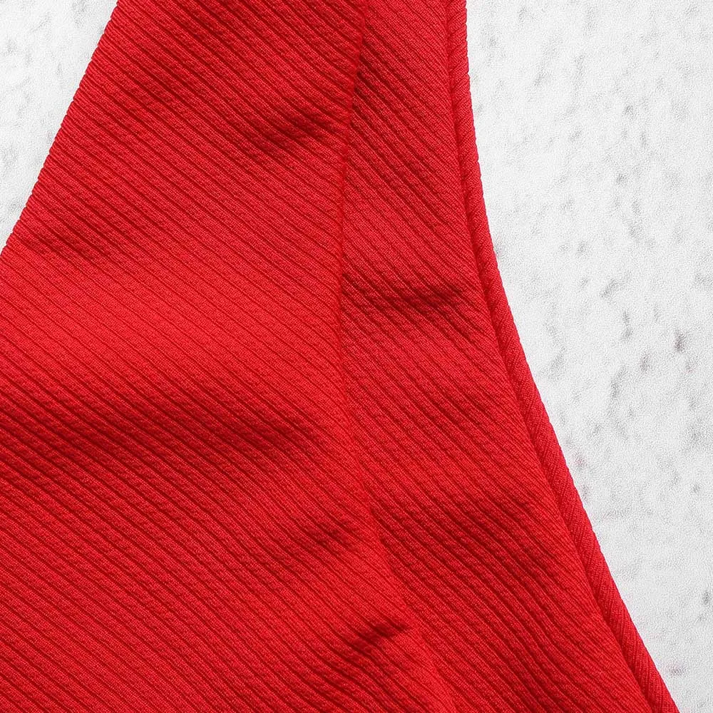 Женский купальник Бикини на тонких бретельках ZAFUL однотонный с завязками и