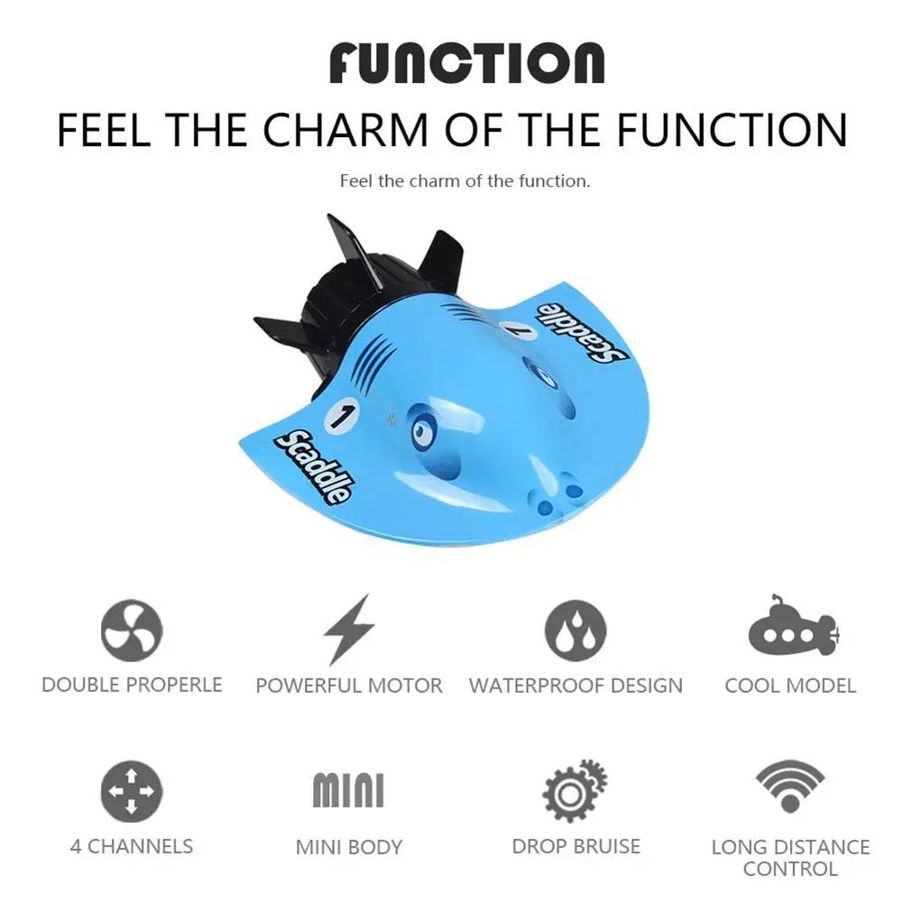 LeadingStar скоростная радио электрическая RC лодка мини туристическая подводная для