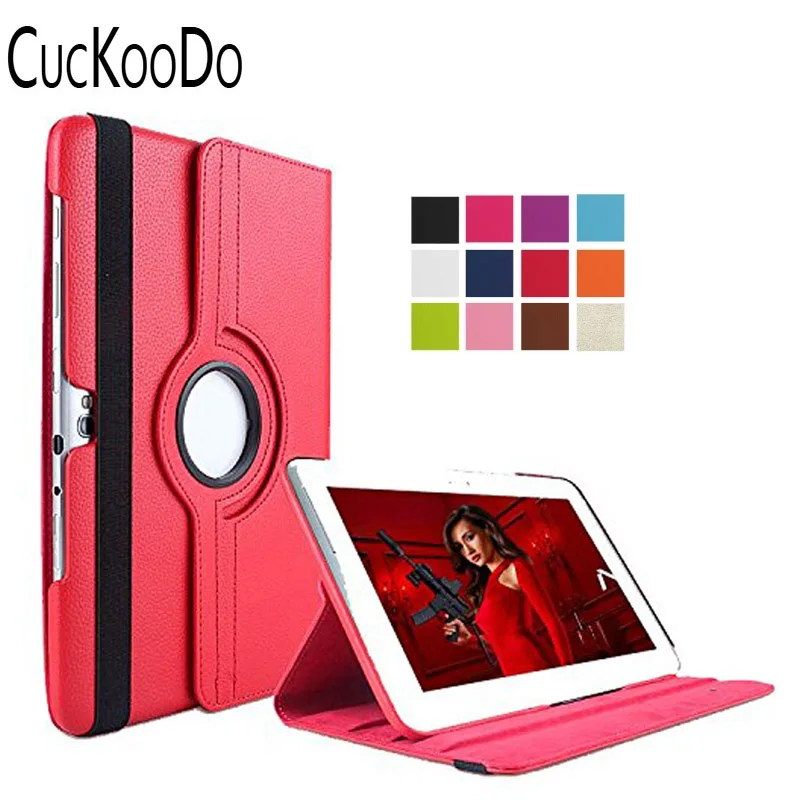 Чехол CucKooDo с поворотом на 360 градусов для Samsung Galaxy Note 10 1 дюймов Tablet N8000/N8013/SCH i9259|360