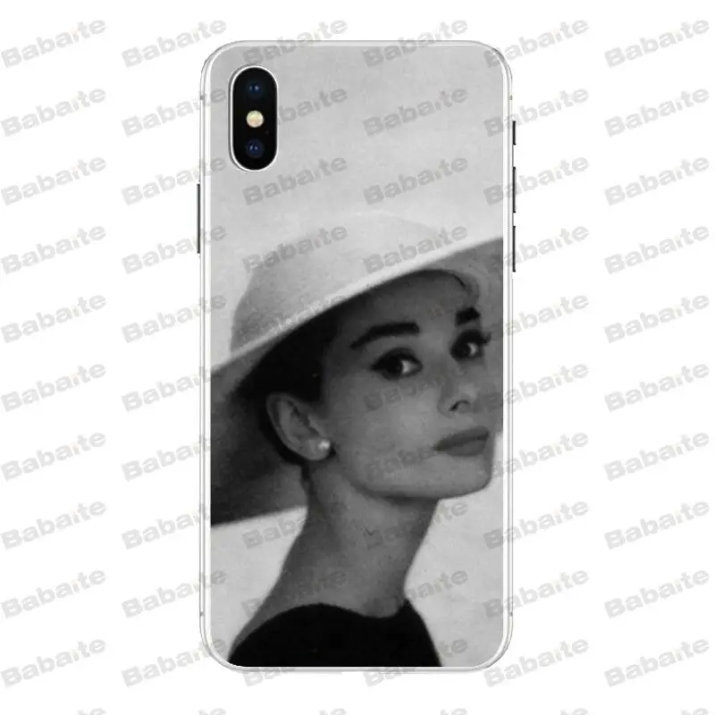 Babaite Одри Хепберн Новинка чехол для телефона Fundas для iPhone X XS XR XSMax 6 6S 7 7plus 8 8Plus Xs 5 5S 5c SE11 11pro 11promax