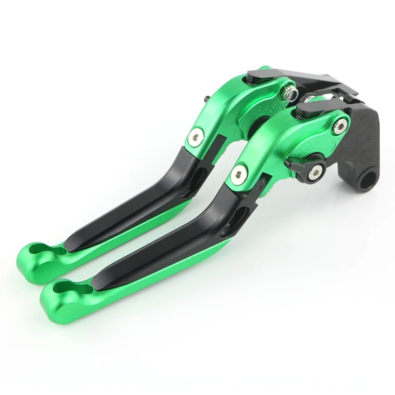 Black and Green CNC Регулируемые рычаги для Honda CB125R F CBS CB300R CB500F CB500X CBR500R сцепные Выдвижная Аксессуары для мотоциклов - Цвет: Black and Green