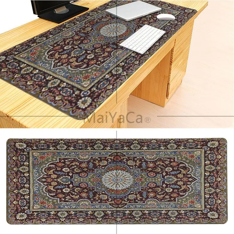 LockEdge 30X90cm MaiYaCa Простой дизайн простой персидский планшет, коврик для мышки геймера, игровые коврики, коврик для клавиатуры, Настольный коврик, компьютерный игровой планшет, игровой коврик - Цвет: LockEdge 30X90cm