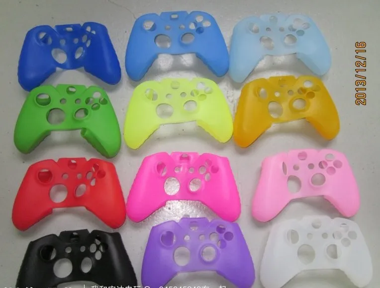 High Quality Soft Silicone Skin Protective Cover for XBox One Controller Mixed colors 12pcs/lot free shipping|cover skin case|skin cell phone