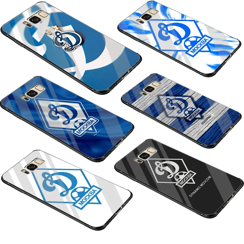 Стеклянный чехол из ТПУ с логотипом &quotДинамо&quot для Samsung Galaxy Note 8 9 S10 S7 Edge S8 S9