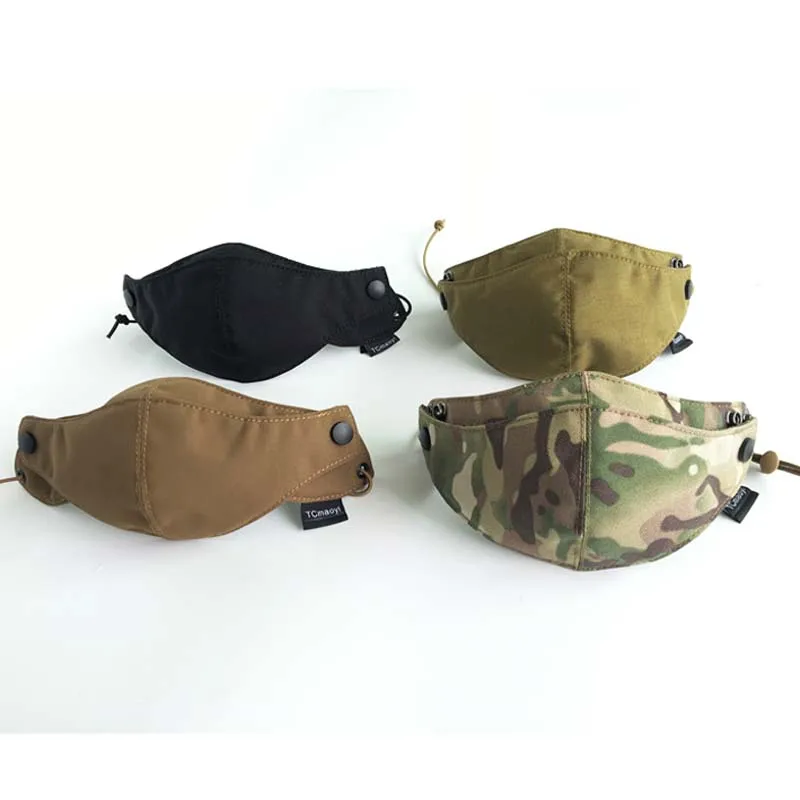 Cordura полумаска для лица тактическая Защитная Экипировка камуфляжная маска Мультикам велосипедная марлевая маска