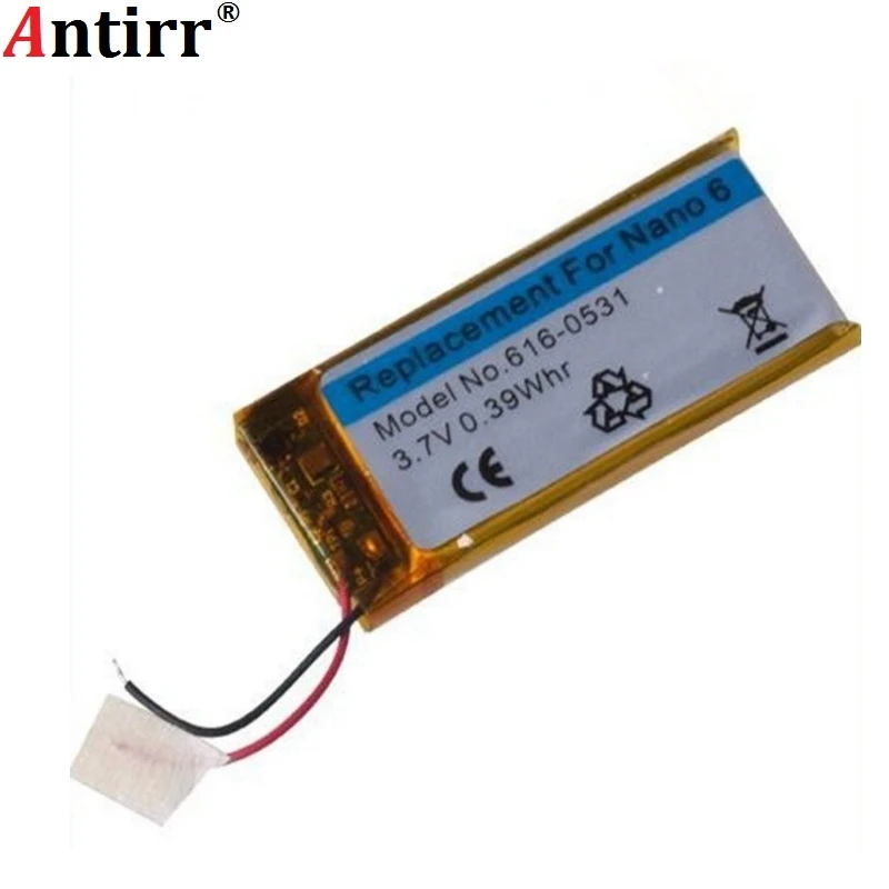 Оригинальный качественный аккумулятор Antirr для iPod Nano 6 го поколения 8 ГБ 16 с бесплатными инструментами|battery