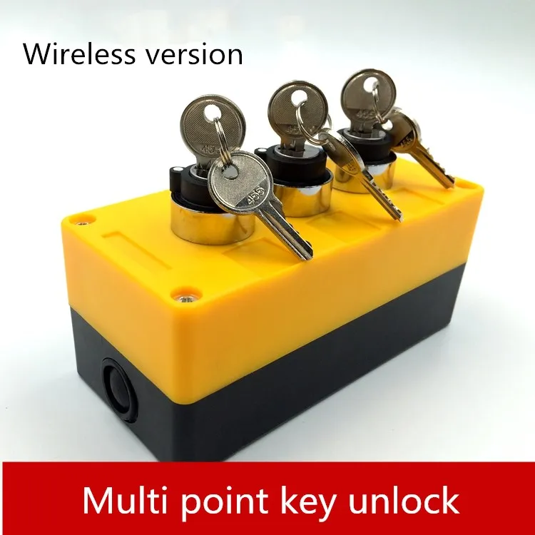 

Multi Wireless key switch real life games escape room props puzzle prop 1 to 6 point key switches to correct gear to unlock