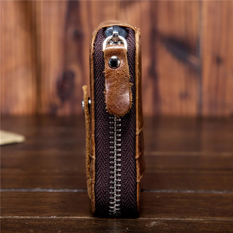 Мужской кошелек из натуральной кожи с RFID-защитой |