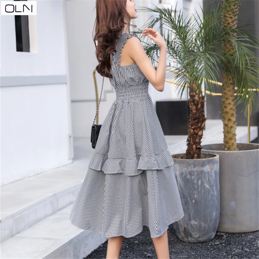 Vestidos/платье летнее платье в Корейском стиле во французском ретро с надписью tea break