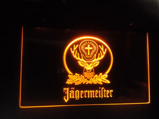 B-10 Jagermeister голова оленя светодиодный неоновая вывеска для организаций и