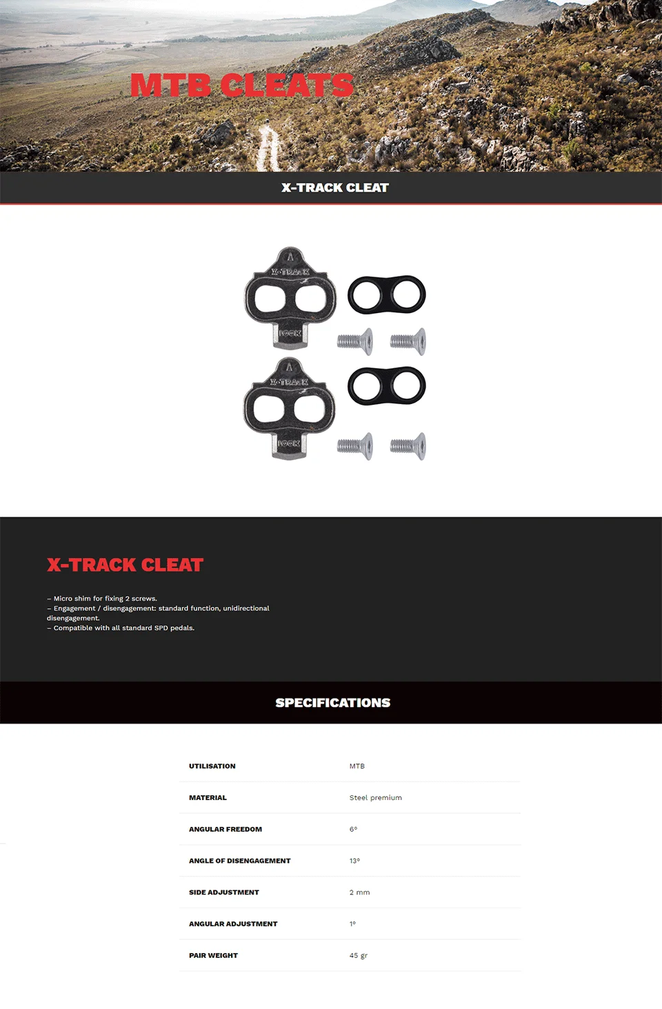 Посмотрите X-TRACK серии MTB cleats Велоспорт велосипед самоблокирующаяся педаль MTB cleat совместима с Shimano система spd
