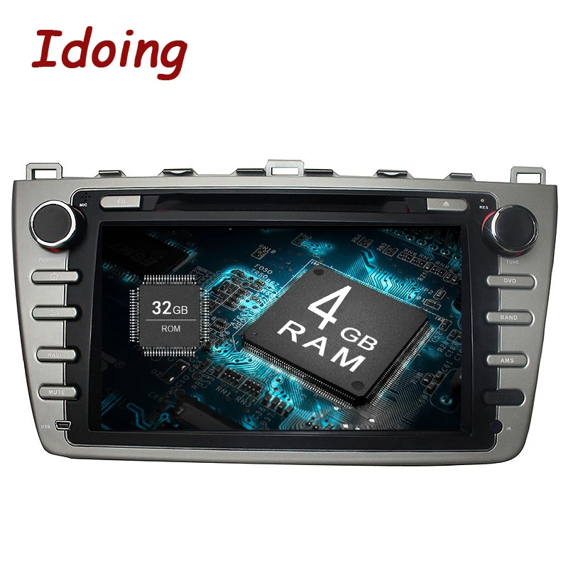 Idoing 2Din 4G + г 32 Android8.0 DVD Мультимедиа Видео плеер для Mazda 6/Ruiyi/Ультра gps навигации 8 Core