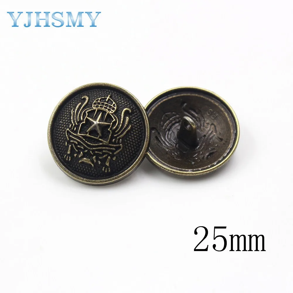 YJHSMY 179261 модные ретро металлические кнопки DIY аксессуары для одежды ручной работы
