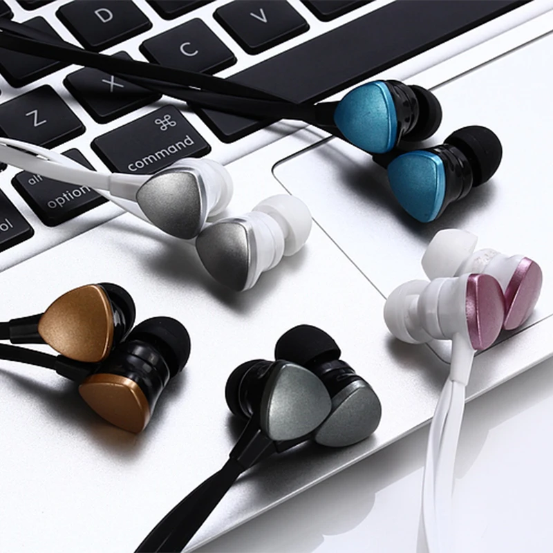 CHICLITS Wired Earphone CY-017 3.5mm In-ear Universal Earbuds Bass Stereo Music Earpiece With Mic For Huawei Samsung MP3 MP4 | Электроника