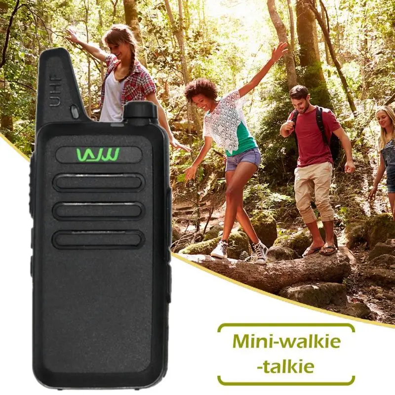 Портативная мини-рация WLN с USB 5 Вт портативная рация UHF двусторонней связью RT22 talki