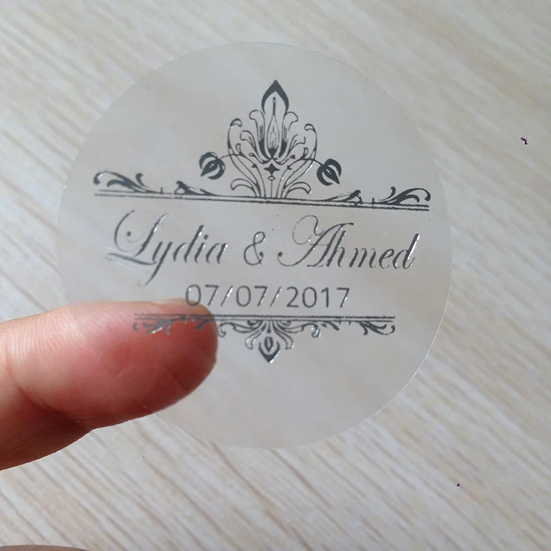 300 шт 5 см настроить винтажные Свадебные украшения персонализированные наклейки