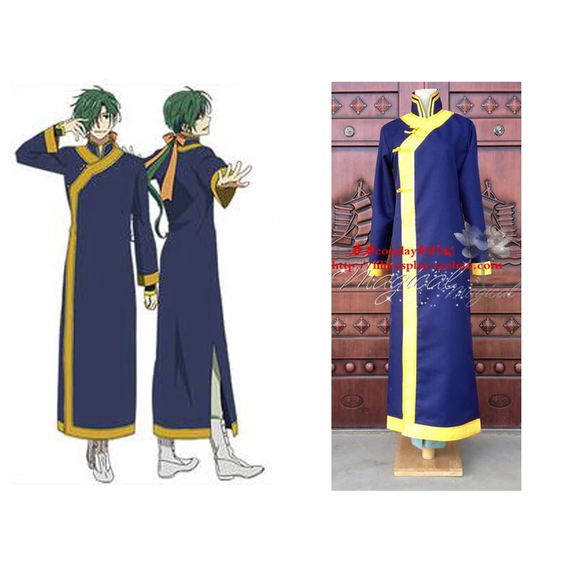 

Одежда для косплея из японского аниме Акацуки No Yona, костюм Jeha Cos, Униформа, мужской костюм, полный комплект, внешний + топ + брюки + повязка для ...