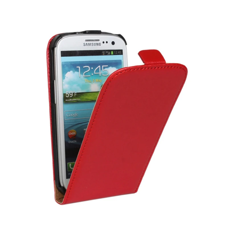 Роскошный чехол из натуральной кожи с откидной крышкой для Samsung Galaxy S3 Neo i9301 i9300i