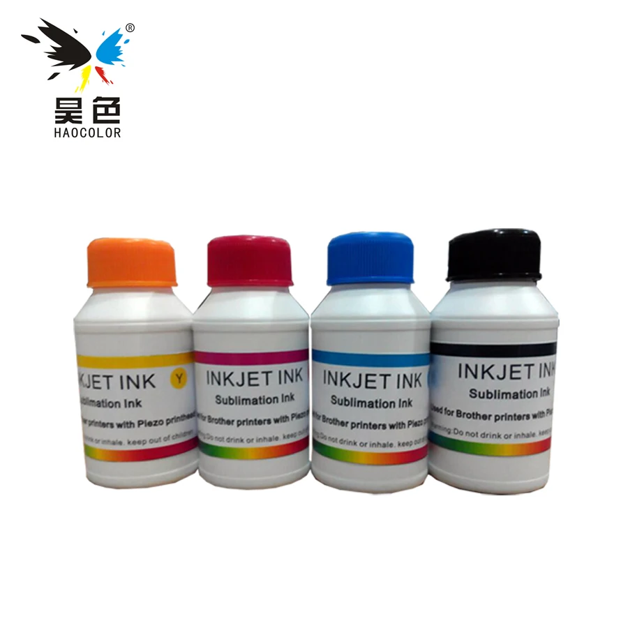 4x100 мл сублимационные чернила для теплопередачи принтеров Brother яркий цвет |