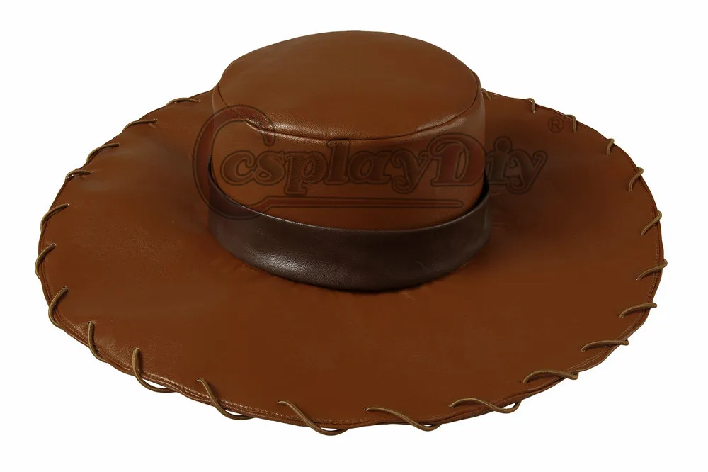 Косплей diy Toy Story 4 ковбойский наряд для Шериф Вуди костюм Stetson шляпа пояс для взрослых мужчин Косплей Хэллоуин наряды индивидуальный заказ