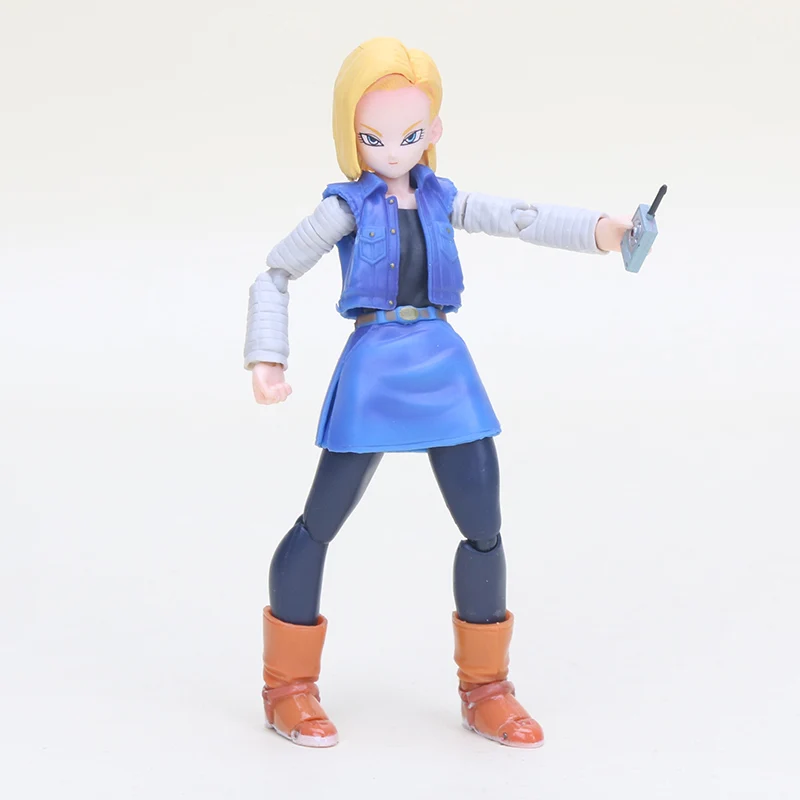12,5-17 см Dragon Ball Z игрушки Фигурки лазурь нет 18 Klilyn PVC пластмассовая фигурка DragonBall из ПВХ, Коллекционная модель