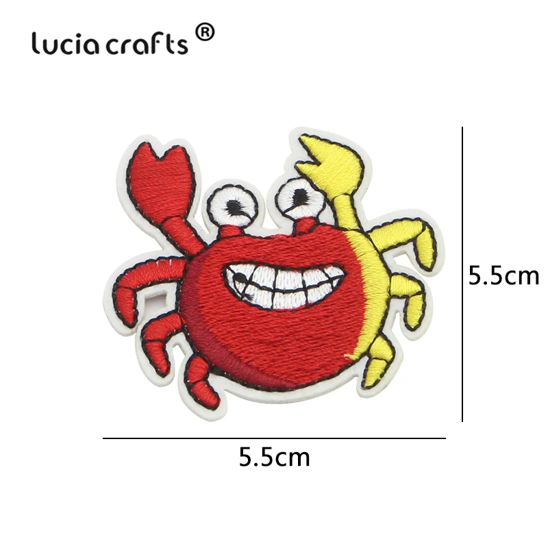 Lucia crafts 1 шт./лот мульти-Стили вышитые железные патчи для одежды наклейки значки DIY Швейные аксессуары L0903
