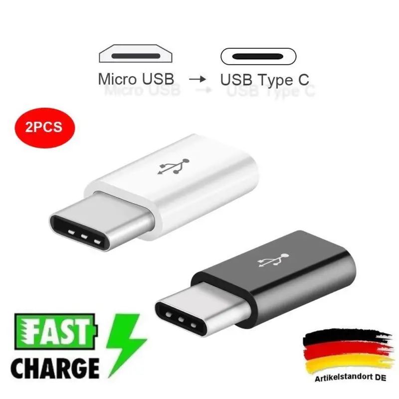 Usb type C разъем адаптера Micro USB мама к USB-C папа USB 3,1 конвертер данных для samsung для Galaxy Note 8 S8 Plus и т. Д
