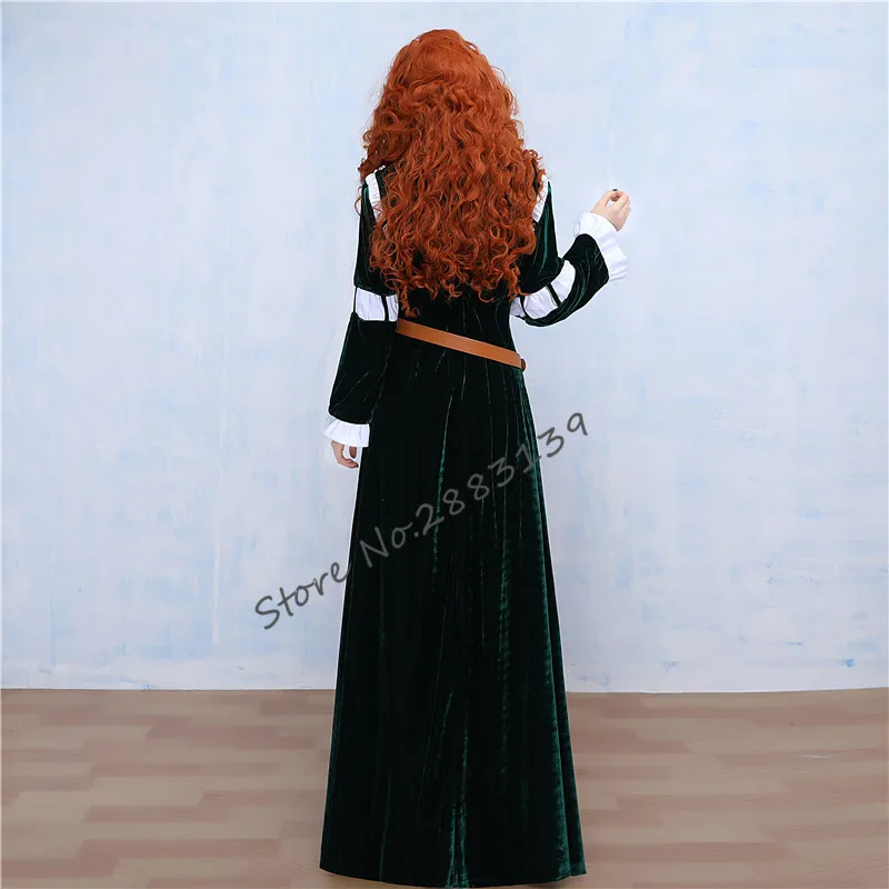 Костюм для косплея героев фильма храбровая Легенда принцессы Мерида женское