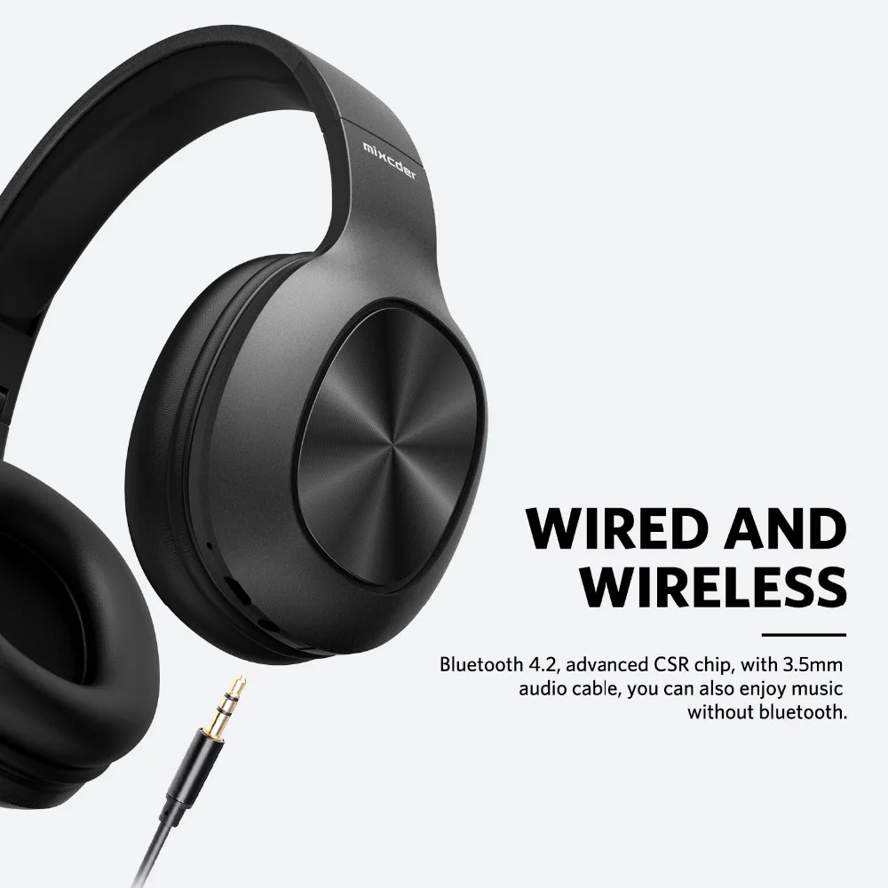 Mixcder hd901 беспроводная гарнитура плавающие Bluetooth наушники с микрофоном TF карта