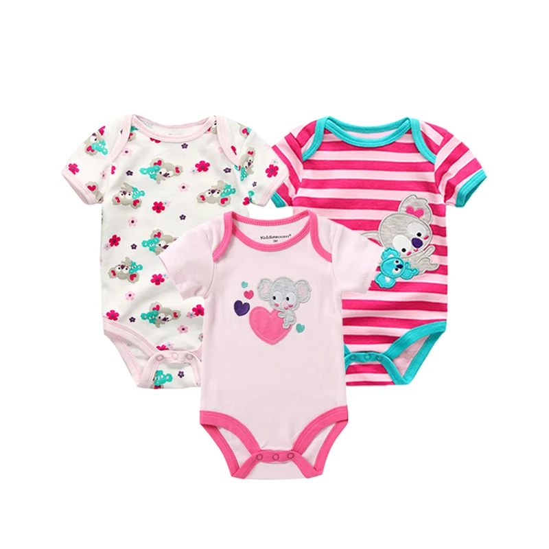 Roupas de bebe/бесплатная доставка 3 шт./лот детские комбинезоны высокого качества для