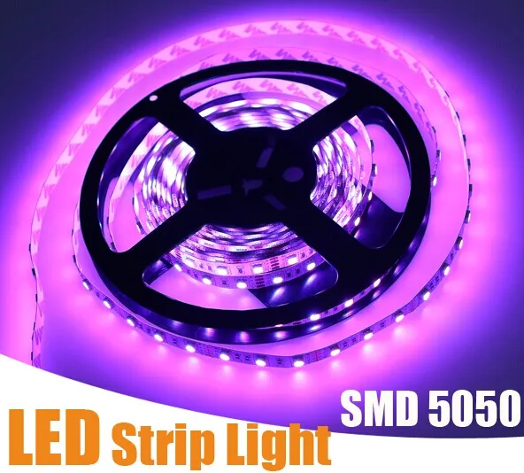 Горячая продажа 5 м rgb Светодиодные полосы света 5050SMD 120led лента гибкая адаптер
